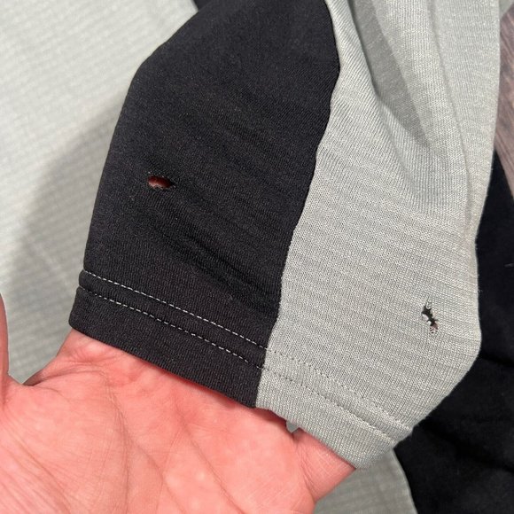 VTG Patagonia Regulator R1 Flash Pullover XL Grey USA Made Baselayer 40100 READ - Picture 9 of 12